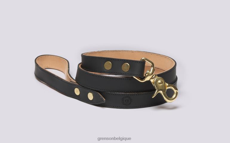 unisexe Grenson noir laisse pour chien accessoires pour chiens HL6R8544