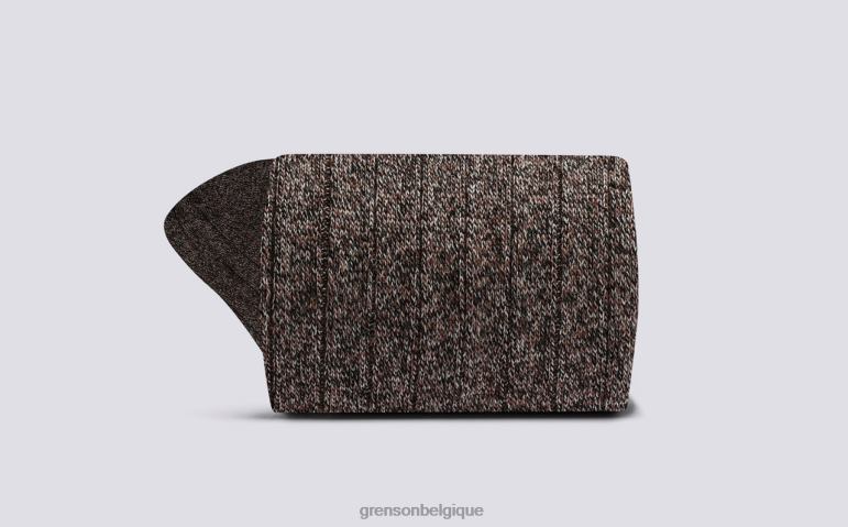 Hommes Grenson brun chaussette fuzz tv accessoires HL6R8466