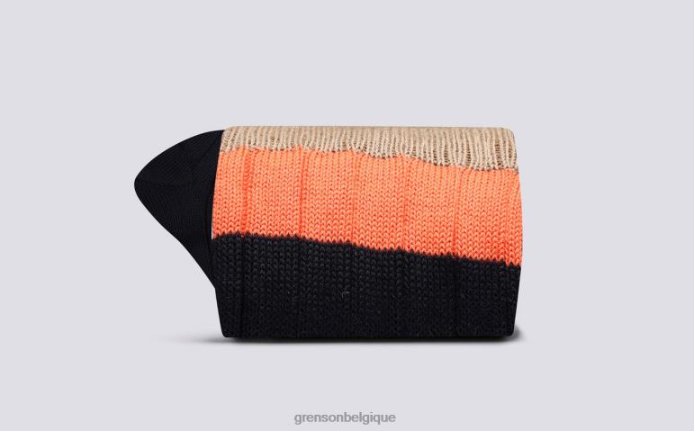 Hommes Grenson marine chaussette à rayures accessoires HL6R8486