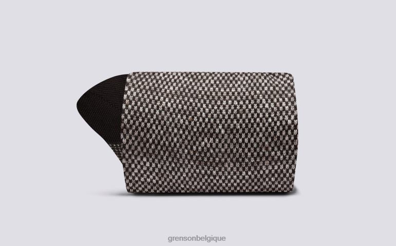 Hommes Grenson noir échelle chaussette accessoires HL6R8488
