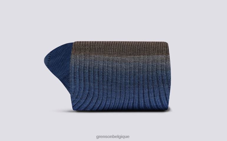 femmes Grenson multi bleu chaussette arc-en-ciel accessoires HL6R8503