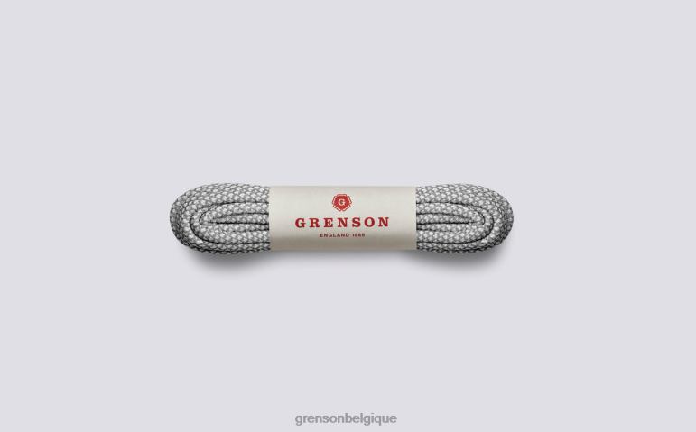 unisexe Grenson blanc réfléchissant lacets de chaussures de randonnée accessoires HL6R8449