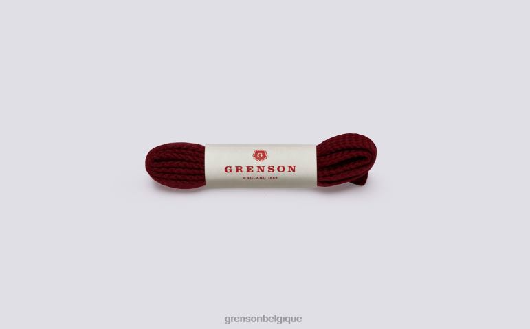 unisexe Grenson bordeaux lacets plats accessoires HL6R8428