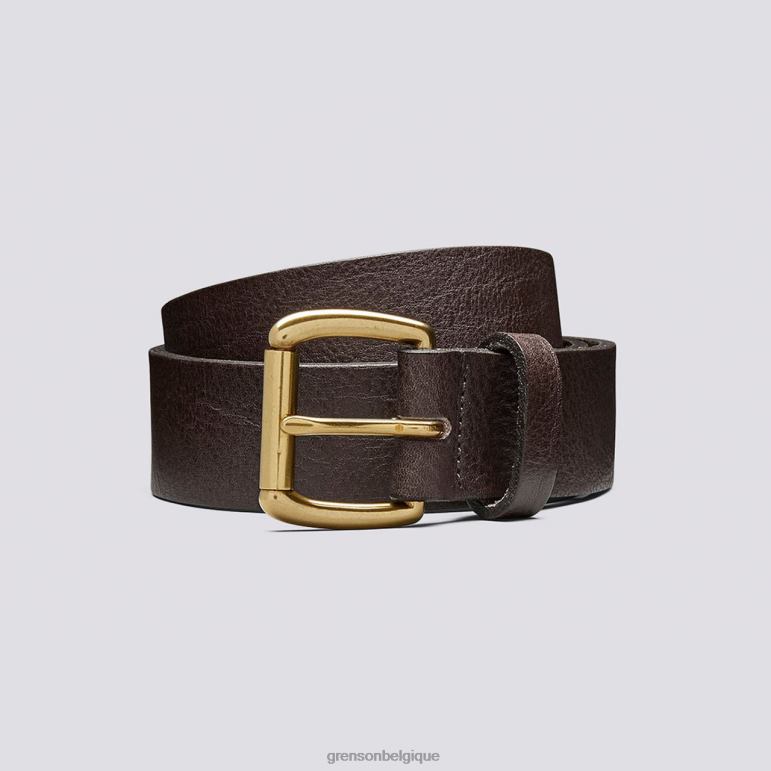 unisexe Grenson chêne brûlé ceinture en jean accessoires HL6R8517