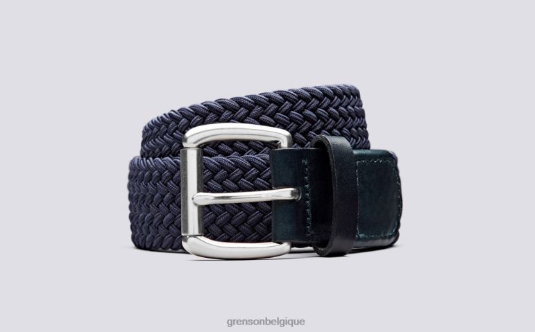unisexe Grenson marine ceinture tissée accessoires HL6R8520