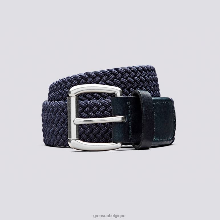 unisexe Grenson marine ceinture tissée accessoires HL6R8520