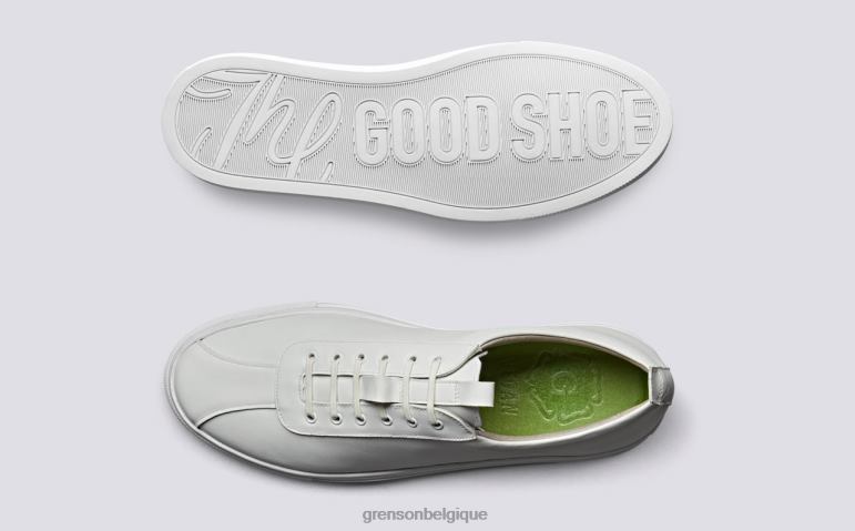 femmes Grenson blanc basket 1 baskets HL6R8368