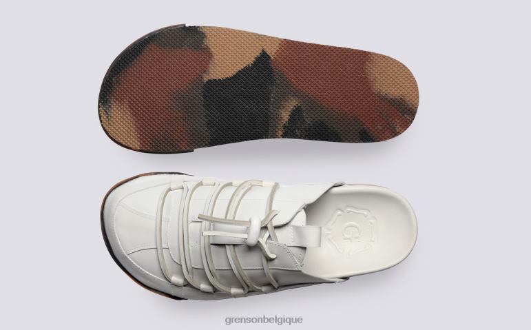 femmes Grenson blanc espadrille 75 baskets HL6R8356