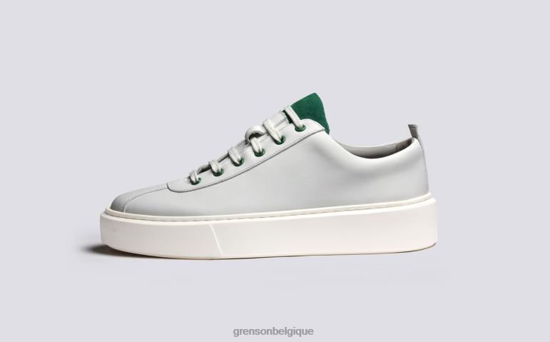 femmes Grenson blanc vert basket 30 baskets HL6R8341