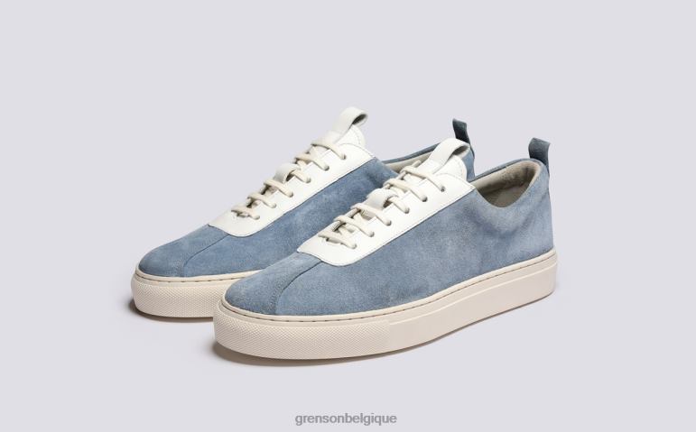 femmes Grenson bleu clair basket 1 baskets HL6R8337