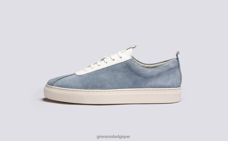 femmes Grenson bleu clair basket 1 baskets HL6R8337