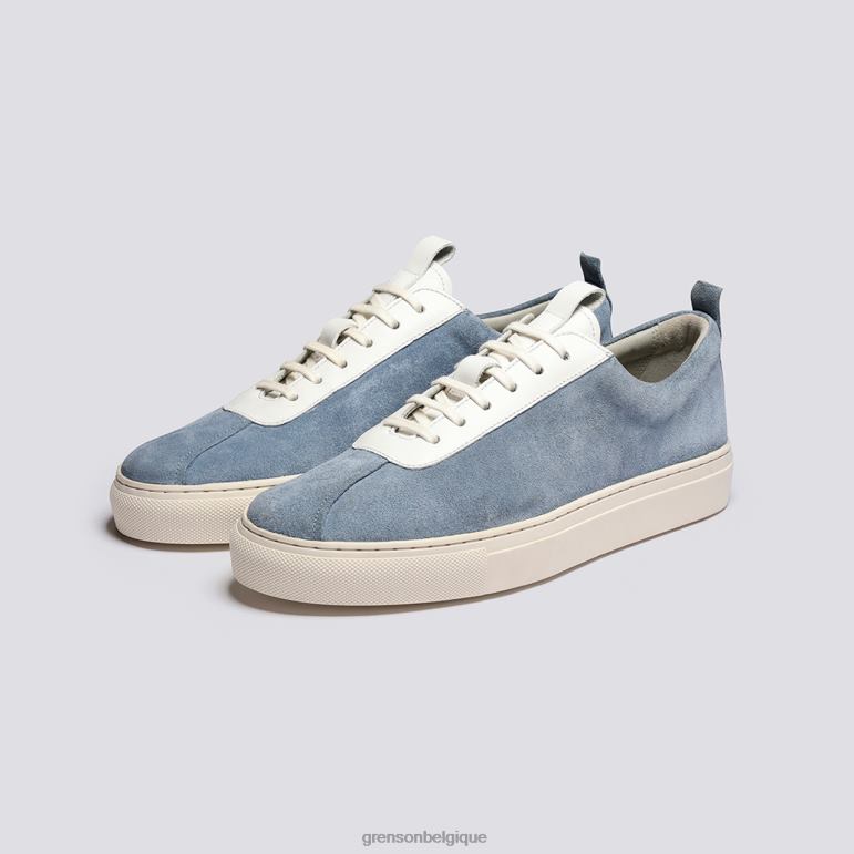 femmes Grenson bleu clair basket 1 baskets HL6R8337