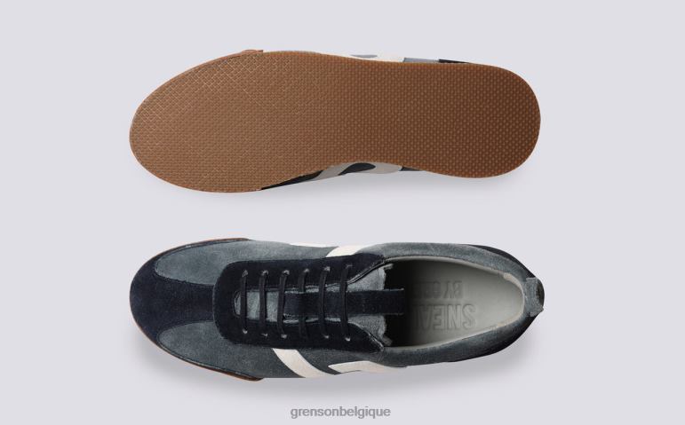 femmes Grenson bleu espadrille 51 baskets HL6R8349