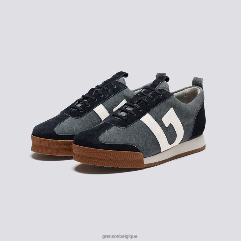 femmes Grenson bleu espadrille 51 baskets HL6R8349