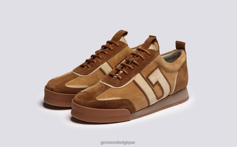 femmes Grenson café/crème basket 51 + baskets HL6R8362