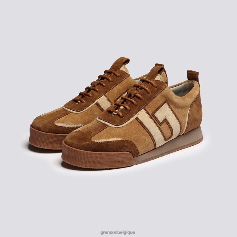 femmes Grenson café/crème basket 51 + baskets HL6R8362