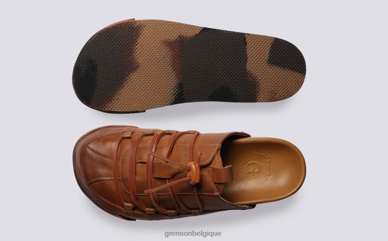 femmes Grenson gingembre bruni espadrille 75 baskets HL6R8357