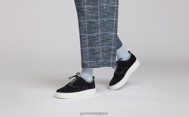 femmes Grenson marine basket 55 baskets HL6R8367