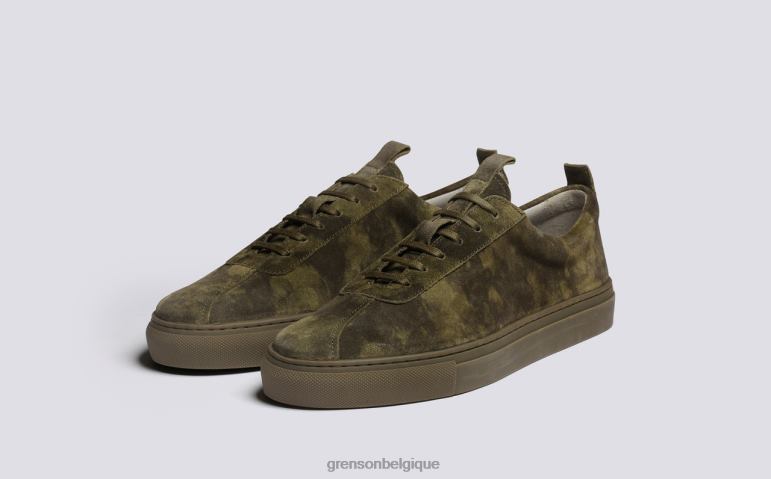 femmes Grenson vert basket 1 baskets HL6R8339