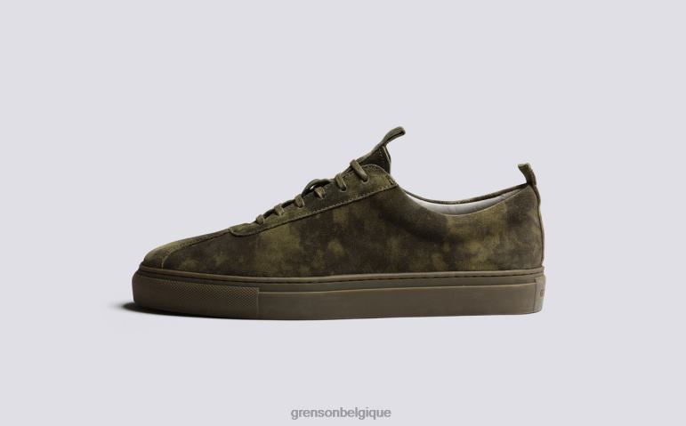 femmes Grenson vert basket 1 baskets HL6R8339