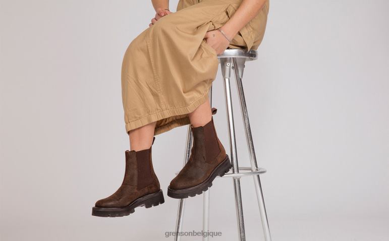 femmes Grenson brun milly bottes HL6R8296