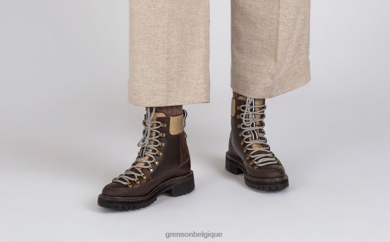 femmes Grenson brun technologie nanette bottes HL6R8273