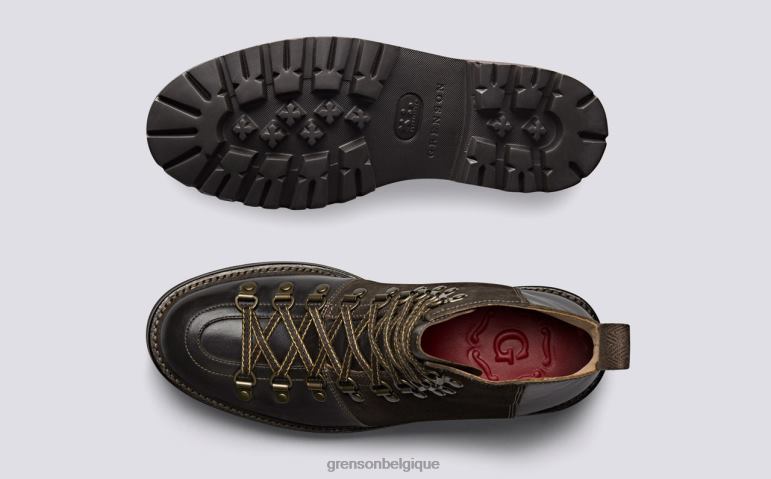 femmes Grenson marron foncé nanette bottes HL6R8282