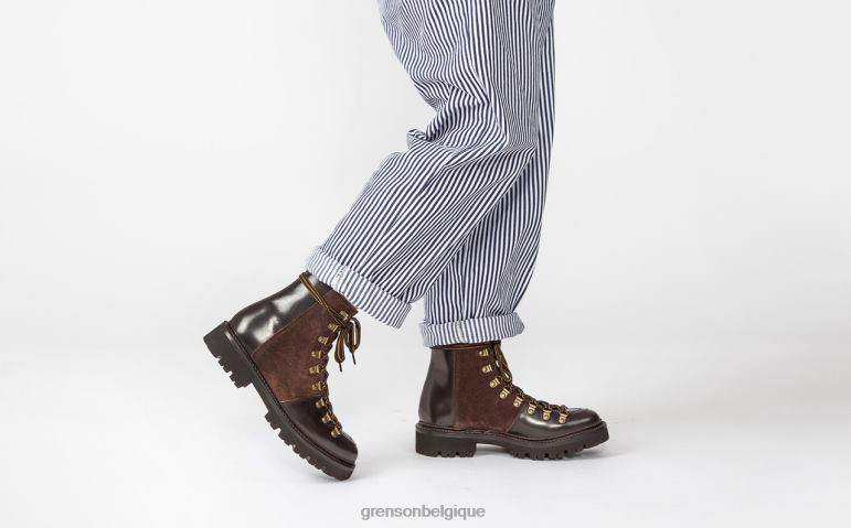 femmes Grenson marron foncé nanette bottes HL6R8282