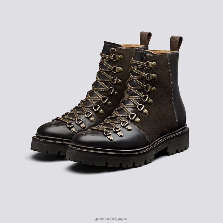 femmes Grenson marron foncé nanette bottes HL6R8282
