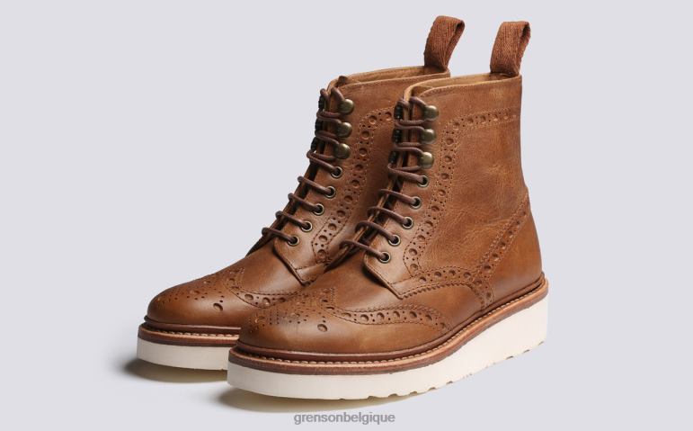 femmes Grenson naturel français bottes HL6R8265