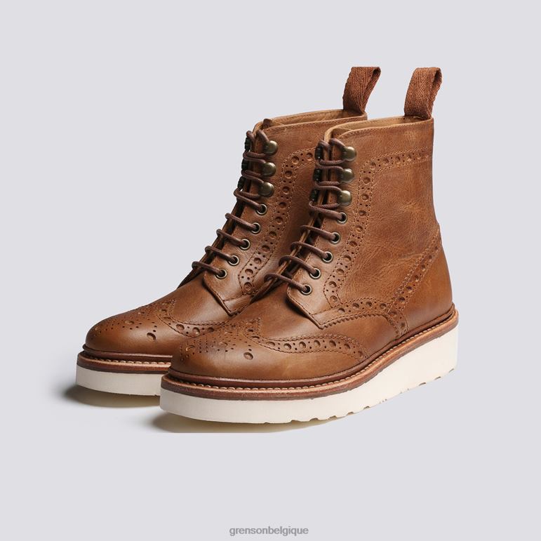 femmes Grenson naturel français bottes HL6R8265