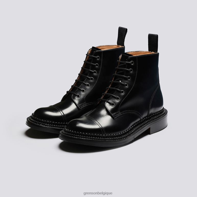 femmes Grenson noir demi bottes HL6R8260