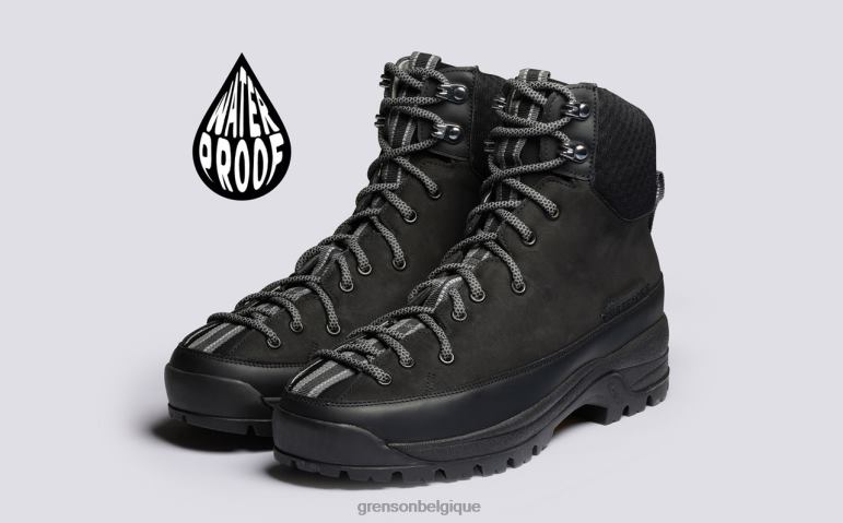 femmes Grenson noir espadrille 71 bottes HL6R8289