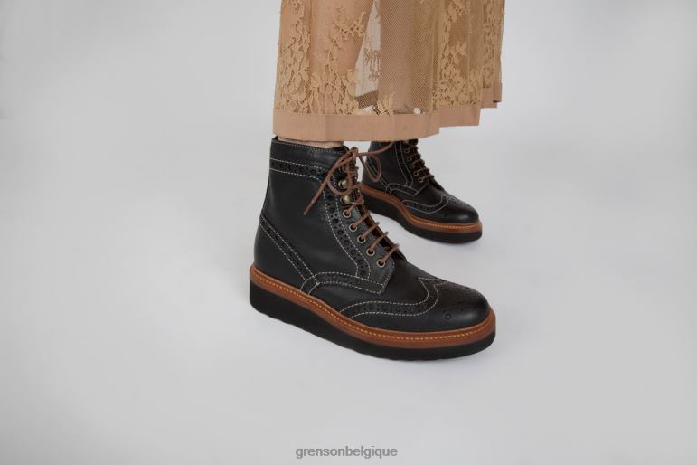 femmes Grenson noir français bottes HL6R8266