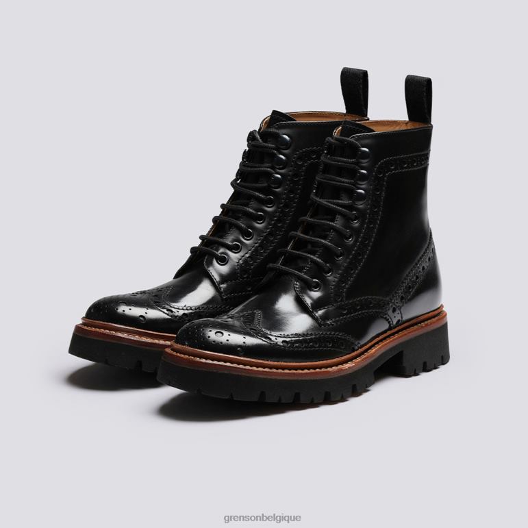 femmes Grenson noir français bottes HL6R8267