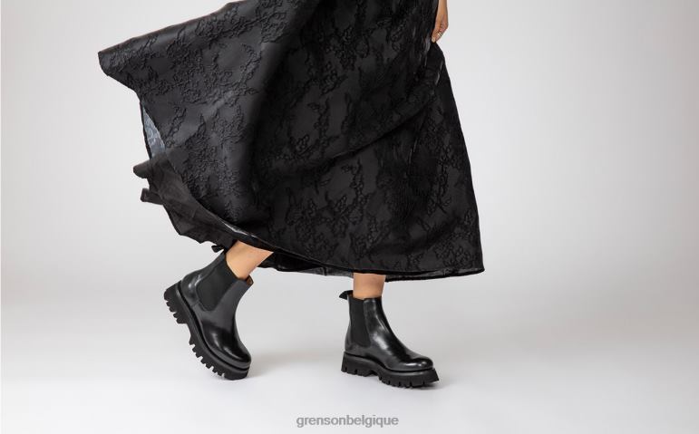 femmes Grenson noir harlow bottes HL6R8269