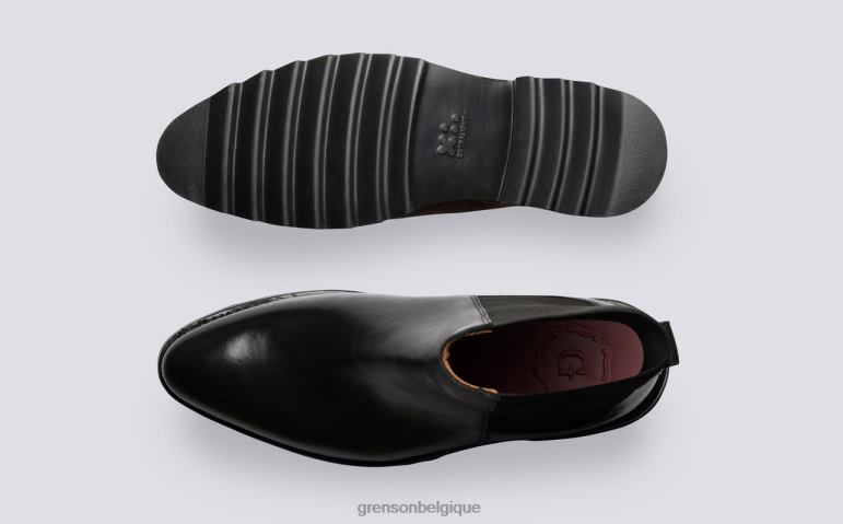 femmes Grenson noir labourer bottes HL6R8288