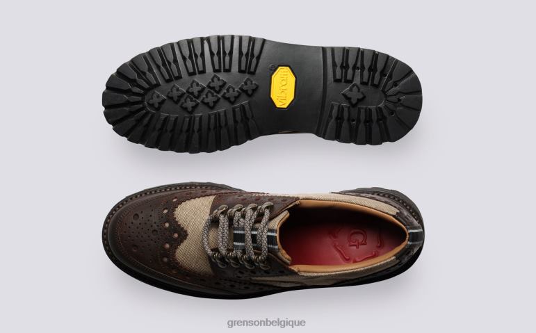 femmes Grenson beige technologie ava chaussures brogues HL6R8330