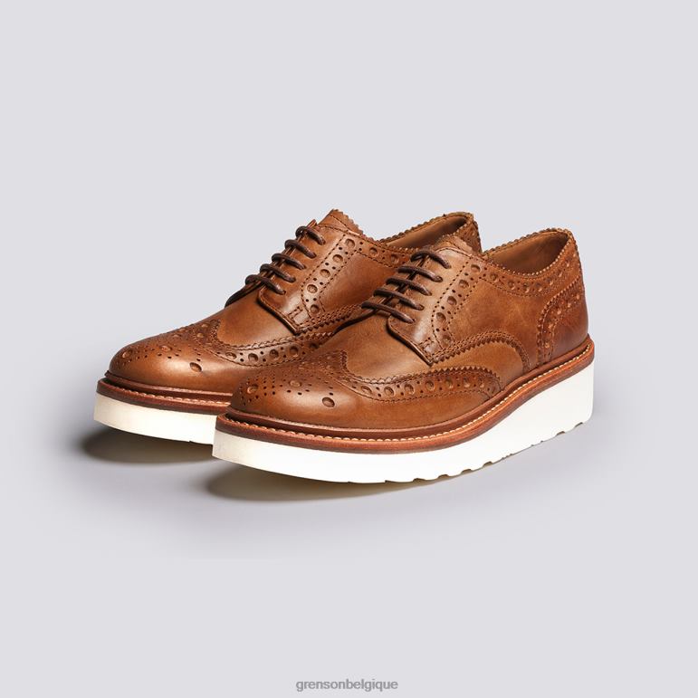 femmes Grenson naturel ava chaussures brogues HL6R8329