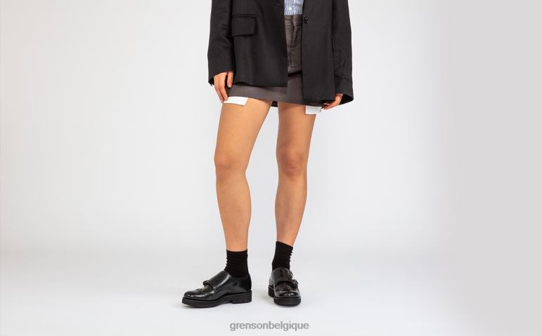 femmes Grenson noir margot chaussures brogues HL6R8333