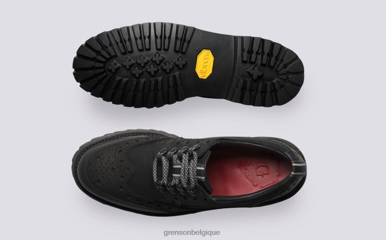 femmes Grenson noir technologie ava chaussures brogues HL6R8332