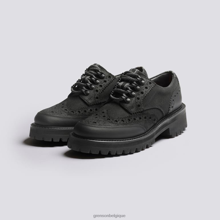 femmes Grenson noir technologie ava chaussures brogues HL6R8332