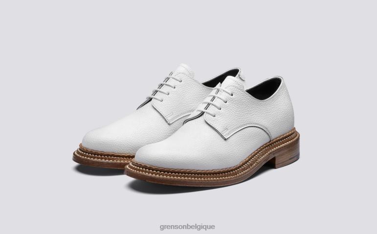 femmes Grenson blanc evie chaussures formelles HL6R8327