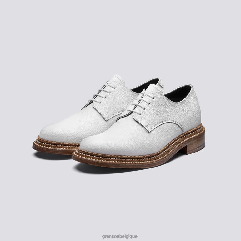 femmes Grenson blanc evie chaussures formelles HL6R8327