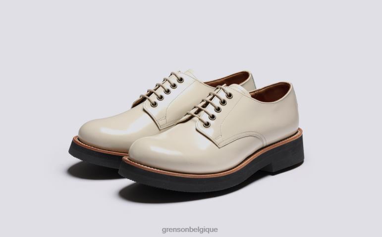 femmes Grenson crème carol chaussures formelles HL6R8318