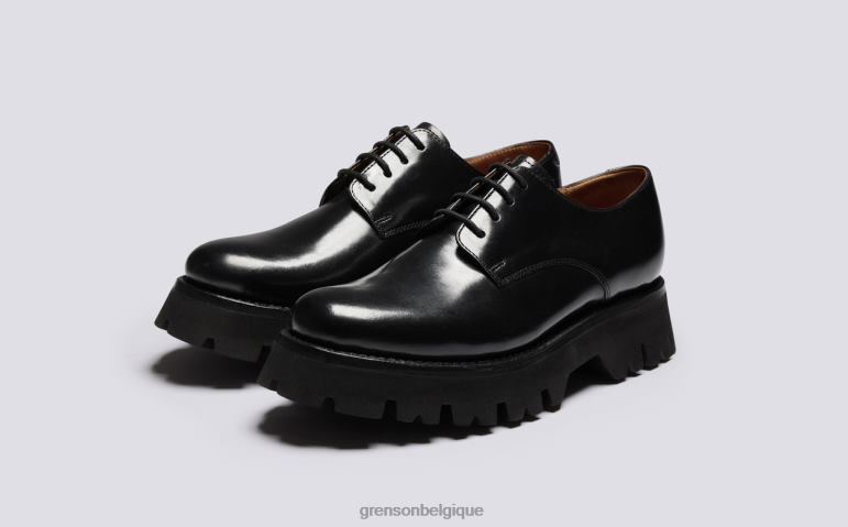 femmes Grenson noir evie chaussures formelles HL6R8317