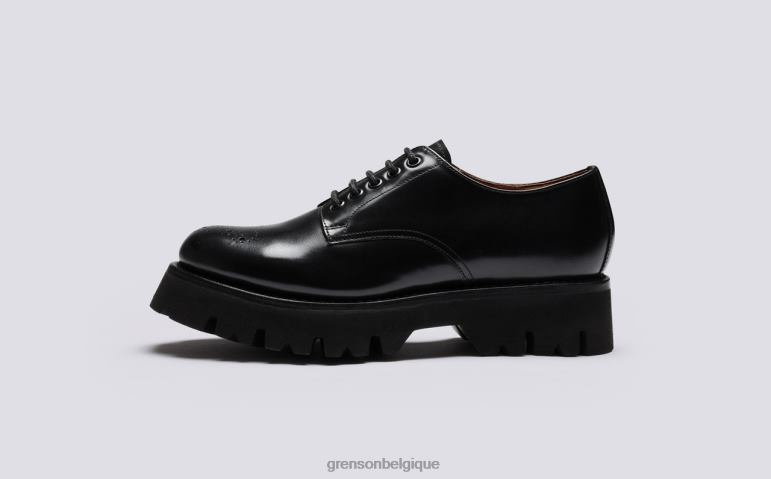 femmes Grenson noir houx chaussures formelles HL6R8323