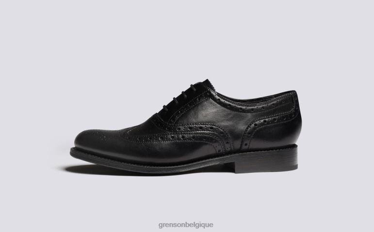 femmes Grenson noir rose chaussures formelles HL6R8313