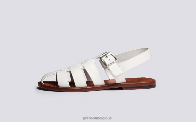 femmes Grenson blanc reine des sandales HL6R8378