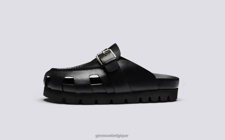 femmes Grenson noir dingue des sandales HL6R8372